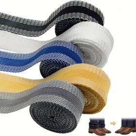 Resim 10 adet Dikişsiz Hem Bandı - Pantolon, Kot ve Pantolonlar için Kendinden Yapışkanlı Kumaş Yama - Kolay Dikiş, Dayanıklı Giysi Tamir Şeritleri - Çeşitli Renkler (Beyaz, Siyah, Kahverengi, Gri, Mavi) - Ustalık ve Moda Aksesuarları için İdeal, Ustalık Malzemeleri|Şık Giysi Aksesuarı|Dayanıklı Tamir Kumaşı 
