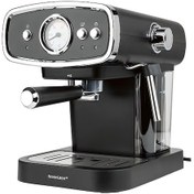 Resim Silvercrest SEM 1050 B1 1050 W Espresso Kahve Makinesi 
