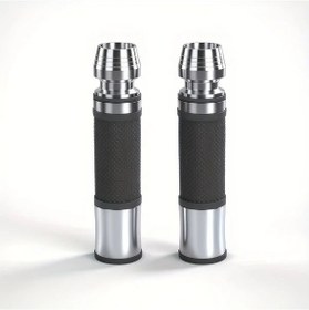 Resim Tongdashop Gümüş 22mm Cnc Alüminyum Motosiklet Tutamağı Kawasaki Honda Yamaha Suzuki Ducati 