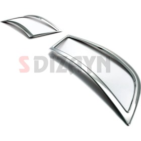 Resim S-Dizayn Skoda Superb Krom Egzoz Çıkışı 2 Parça 2020-2023 