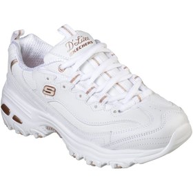 Resim Skechers D'LİTES - FRESH START Kadın Beyaz Sneakers - 11931 WTRG 