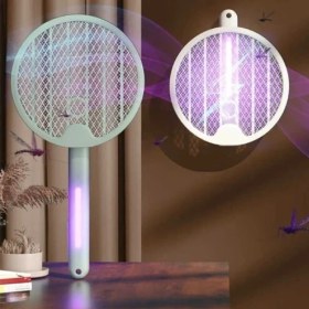 Resim Şarjlı Uv Katlanabilir Sivrisinek Öldürücü Raket 