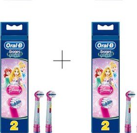 Resim Braun Oral-b Diş Fırçası Yedek Başlığı Stages Prenses Çocuk 2'li * 2 Adet 