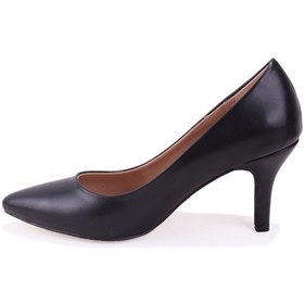 Resim Dagoster Dza07-388412 Siyah Stiletto Topuklu Kadın Ayakkabı Siyah 
