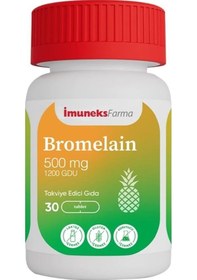 Resim Imuneks Farma Bromelain 500 Mg Takviye Edici Gıda 30 Tablet 