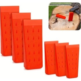 Resim Trendooze 6 Adet Ağaç Kesme Kamaları 5 Ve 8 Inç, Ağaç Kesme Kamaları, Çantası 