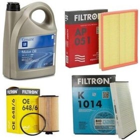 Resim Opel Astra H Filtron A16xer/ Z16xer Benzinli Motor Bakım Seti Gm 