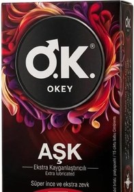 Resim Okey Aşk Prezervatif 15 Li Kutu CONDOM Özel Üretim 