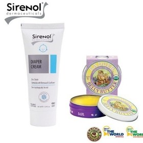 Resim Badger Karın Bölgesi Nemlendirici Krem 56 G + Sirenol Bebek Pişik Kremi 87 ML 