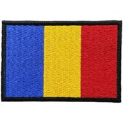 Resim Ex Patch Romanya Bayrağı Nakış Patch Peç - 8x5 cm 