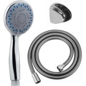 Resim Gediz 4 Fonksiyonlu Duş Başlığı Pvc Spiral Duş Hortumu Duş Seti Duş Takımı 