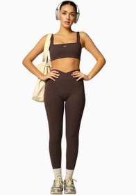 Resim The V Legging 437 Cloud™ Geri Dönüşümlü Sürdürülebilir Kadın Spor Tayt - Black / L 