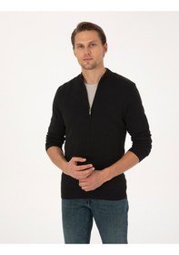 Resim Pierre Cardin Erkek Siyah Hırka Triko 50317409-vr046 Siyah 