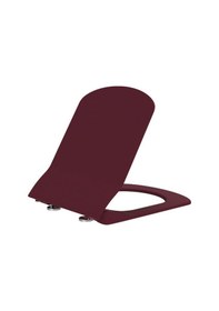 Resim Creavit Elegant Duroplast Yavaş Kapanan Klozet Kapağı Berry Bordo 