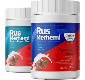 Resim Olegovich Medicine Rus Merhemi 50 ml ( Tüy Dökücü - Tüy Azaltıcı ) 2'li Set 