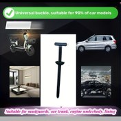 Resim Universal Güvenlik Tokası, Motosikletler, Araba Tamponu, Çamur Koruyucu, Yaprak Yay Lineri, Bagaj Tokası için Uygun 