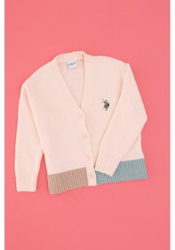 Resim U.s. Polo Assn. Kız Çocuk Açık Pembe Hırka Triko 50316267-vr078 Acık Pembe 