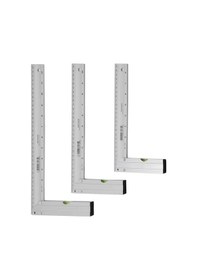 Resim Venoa Master Alüminyum Marangoz Gönye Cetvel Su Terazili 250 Mm 