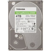 Resim TOSHIBA S300, HDWT840UZSVA, 3.5", 4TB, 256Mb 5400 Rpm, 7/24 Güvenlik HDD 