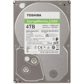 Resim TOSHIBA S300, HDWT840UZSVA, 3.5", 4TB, 256Mb 5400 Rpm, 7/24 Güvenlik HDD 