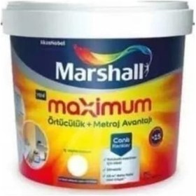 Resim Marshall Maximum Silikonlu İpek Mat Beyaz 2,5 L 15250030124 