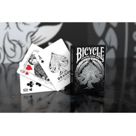 Resim Renklimestore Dragon Gümüş Folyo Premium Oyun Kartları, 1 Güverte 