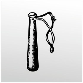 Resim Folyo Sticker Haydar 40cm Uzunluk Siyah 