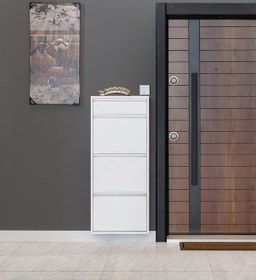 Resim Kaser Metal 3'Lü Ekstra Metal Ayakkabılık (548177291) Beyaz 