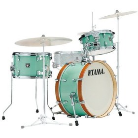Resim Tama Cl30vs-sfg Suıperstar Classic Neo-mod Seafoam Green 3 Parça 20b/12t/14f Akustik Davul Seti 