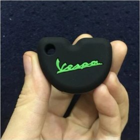 Resim Wenchang Shop C Kayısı Zad Silikon Motosiklet Anahtar Kılıfı Kapak Vespa Enrico Piaggio Gts LX150 Uç Ra1 3VTE Gt Motosiklet Anahtarı Için (Yurt Dışından) 