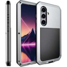 Resim Samsung Galaxy S23 İçin Ağır Hizmet Tipi Metal Kasa Ağır Hizmet Tipi Darbeye Dayanıklı Alüminyum Alaşımlı Metal Kasa Dış Mekan Sporları 360 Tam Vücut Koruyucu Kılıf Toza Dayanıklı 