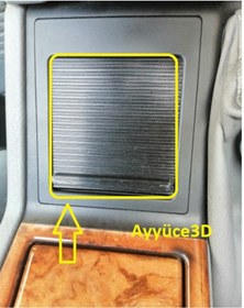 Resim Bmw E39 Ön Konsol Torpido Gözü Sürgü Kapağı 