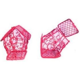 Resim Kuş Kafesi Kırmızı 1 Adet 