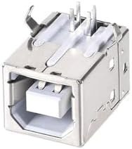 Resim Alkatronik Usb Type B Dişi Soket USB 2.0 4 Pin Lehimlenebilir Elektronik Cihaz Usb Port Adaptör Konnektör 