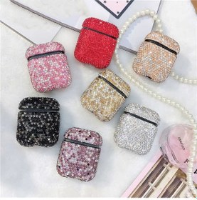 Resim Apple AirPods Uyumlu Kılıf Zore Diamond Silikon No6 