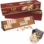 Resim Star Vip Açık Renk Ahşap Okey Takımı 