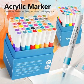 Resim Yüksek Kaliteli 12/24 Renkli Sıcak Satış Akrilik Markör Seti, Çok Renkli Çizim DIY, Yumuşak Başlıklı Sanat Boyama Kalemi, Markör, Su Bazlı Kalemi, Çoklu Sahne Kullanımı İçin Zengin Renk Kullanımı, Sanat Yaratımı, Selam Kartı Yapımı, Festival Hediyeleri, Ofis İşareti vb. Profesyonel Sanat Kullanımları 