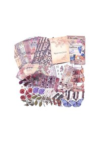 Resim Scrapbook Malzemeleri, 361 Adet Vintage Estetik Scrapbook Seti 