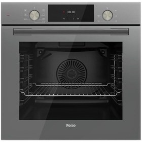 Resim Ferre QMS63CPR - D082 Cam Ankastre Set 2'li Gri 