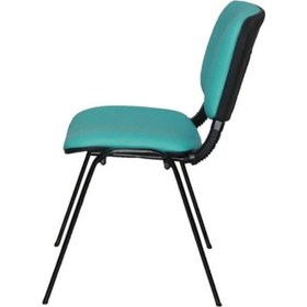 Resim Ofiscombin Ofis Büro Bekleme Misafir Çalışma Konferans Koltuğu Form Sandalye Turkuaz Deri 00047499866 