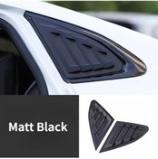 Resim Hightower Malibu 2016-2024 2 Adet Baskılı Arka Yan Pencere Panjurları Matt Siyah 