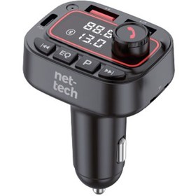 Resim Boğazören telefonu araba radyosuna bağlamak Müzik Akışlı Bluetooth FM Transmitter 30W Hızlı Şarj desteği 