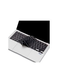 Resim Apple Uyumlu MacBook Air 13Inc Klavye Koruyucu A2179 A2337 İngilizce Türkçe Siyah 