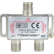 Resim CRESCENT Splitter Uydu ve Karasal Yayın Sinyal Bölücü Çoğaltıcı 2500 Mhz 1/2 