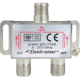 Resim CRESCENT Splitter Uydu ve Karasal Yayın Sinyal Bölücü Çoğaltıcı 2500 Mhz 1/2 