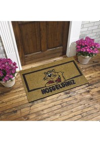Resim Hoşgeldiniz Yazılı Kedi Desenli Kauçuk İç Ve Dış Kapı Önü Paspası 