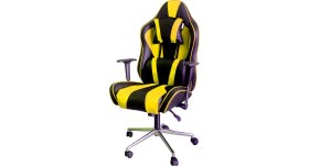Resim Ofisel Alpha Sarı Oyuncu Koltuğu Ergonomik Tasarım ve Ayarlanabilir Yükseklik ile 160 kg Taşıma Kapasitesi 