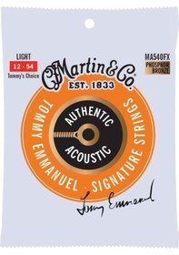 Resim Martin Co Ma540fx Flex Core Phosphor Bronze "tommy Emmanuel's Choice" Akustik Gitar Teli Light 12-54 