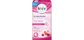 Resim Veet Sir Ağda Bandı Easy-Gelwax 12 Ağda Bandı Normal Ciltler Için 
