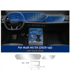 Resim Topnotch 2025 Audı A5/s5 Sol İçin Şeffaf Tpu İç Koruma Filmi Tam Set 